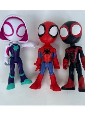 Marvel Spidey & His Amazing Friends Ghost-Spider, Spidey & Miles Morales 3 pack